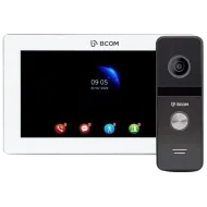 Комплект відеодомофона BCOM BD-770FHD/T White Kit