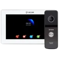 Комплект відеодомофона BCOM BD-770FHD/T White Kit
