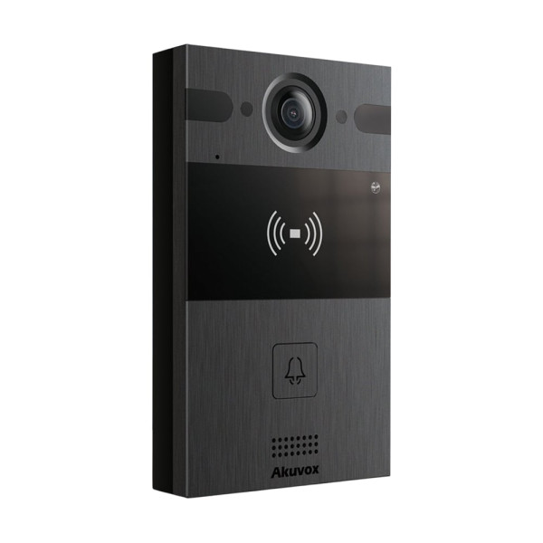 Комплект IP-відеодомофона Akuvox: домофон з WiFi 8" S563W + відеопанель 4Mp R25A (R25A + S563W)