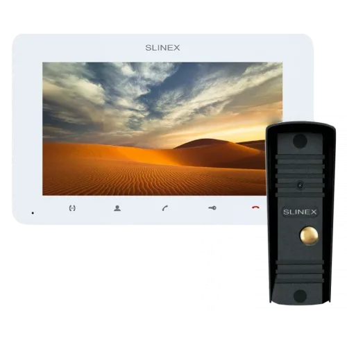 Комплект Slinex SM-07MHD білий + ML-16HD чорний