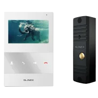 Комплект відеодомофона Slinex SQ-04M(White) + ML-16НR(Black)