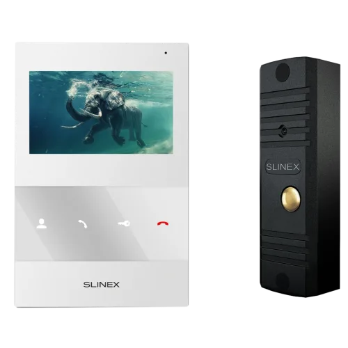 Комплект відеодомофона Slinex SQ-04M(White) + ML-16НR(Black)