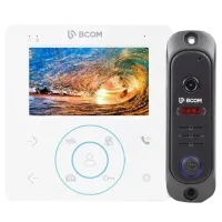 Комплект відеодомофона BCOM BD-480M White Kit