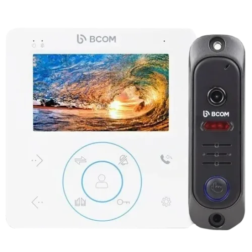 Комплект відеодомофона BCOM BD-480M White Kit