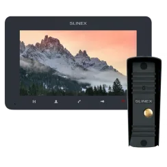 Комплект Slinex SM-07MHD графіт + панель ML-16HD чорний