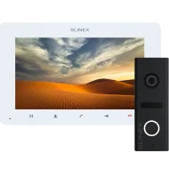 Комплект відеодомофону Slinex ML-17HD(Black) + SM-07MHD(White)