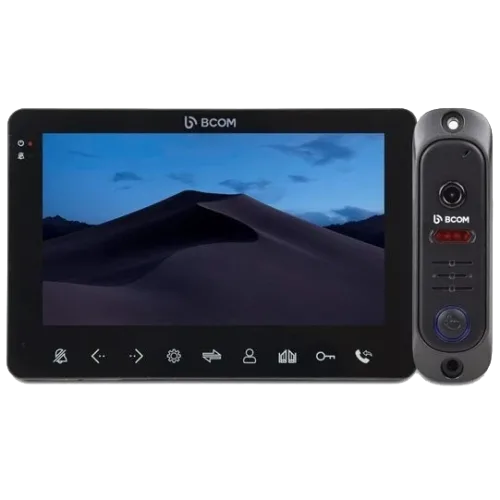 Комплект відеодомофона BCOM BD-780M Black Kit