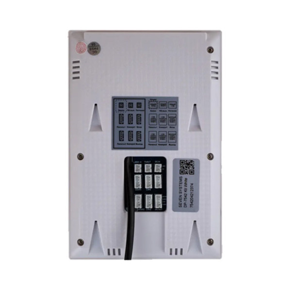 Комплект домофону 4 дюйми з панеллю виклику SEVEN DP–7542 Kit white