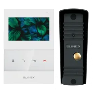 Комплект відеодомофону Slinex SQ-04 White + ML-16HR (чорний)