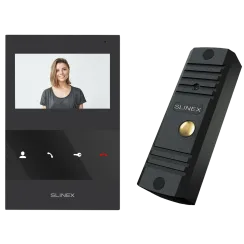 Комплект відеодомофону Slinex ML-16HD(Black)+SQ-04M(Black)