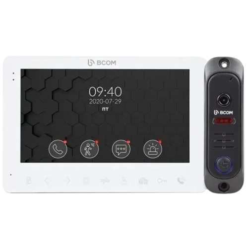 Комплект відеодомофона BCOM BD-780M White Kit