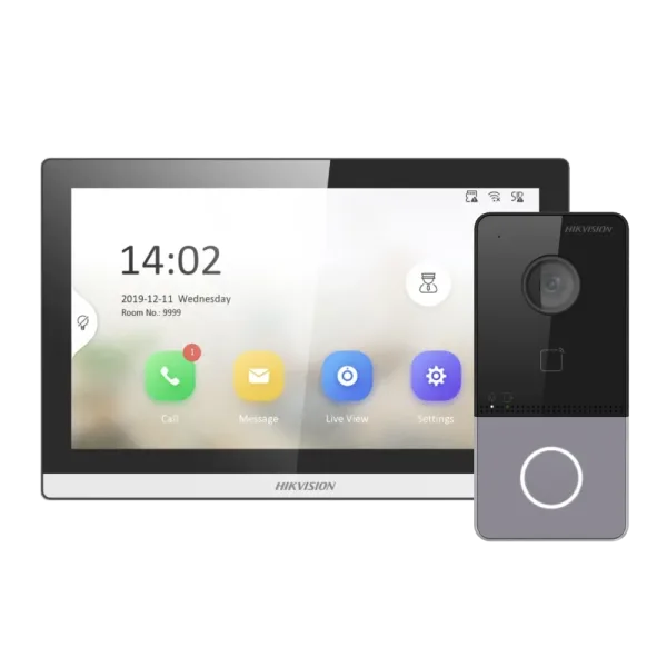 Комплект відеодомофона Hikvision WI-FI DS-KV6113-WPE1(C)+ DS-KH6350-WТE1 "Стандарт"