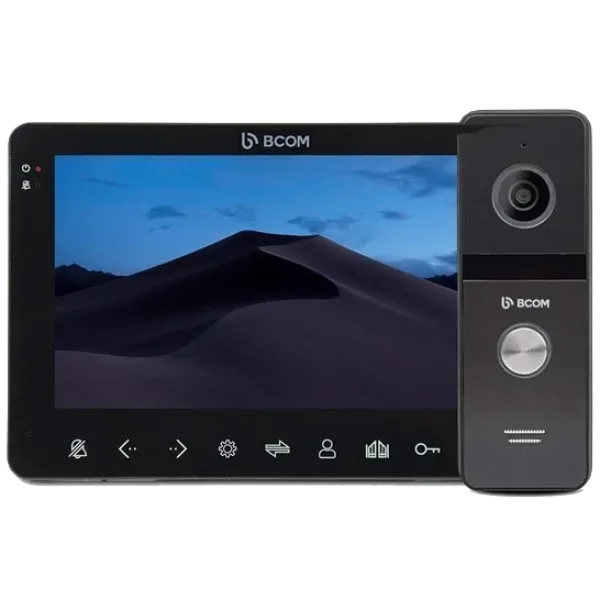 Комплект відеодомофона BCOM BD-780FHD Black Kit