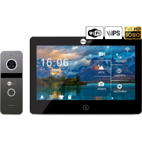 Комплект відеодомофона Neolight MEZZO HD WF Black/SOLO FHD Graphite