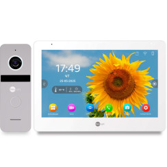 Комплект відеодомофона NeoLight MEZZO Hybrid HD KIT Silver