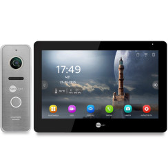 Комплект відеодомофона NeoLight MEZZO Hybrid HD Kit B/SilverP