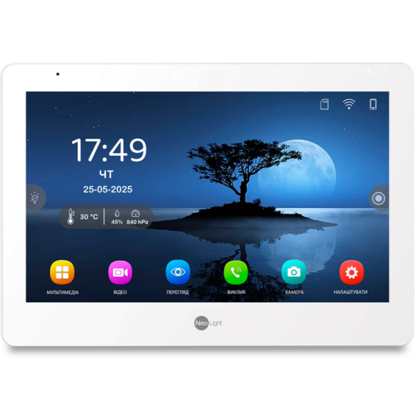 Комплект відеодомофона NeoLight MEZZO Hybrid HD KIT Graphite