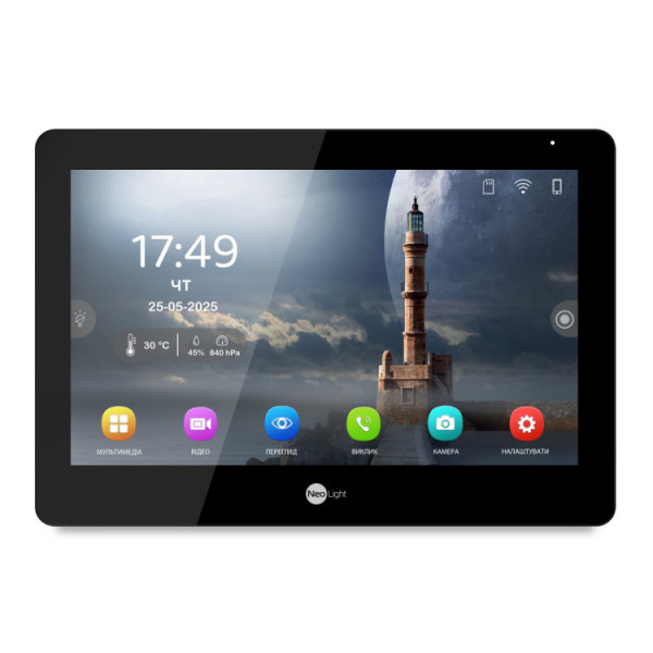 Комплект відеодомофона NeoLight MEZZO Hybrid HD Kit B/Graphite
