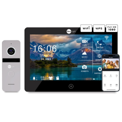Комплект відеодомофона Neolight MEZZO HD WF Black/SOLO FHD Silver