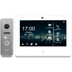 Комплект відеодомофона Neolight NeoKIT HD Pro WF SilverP