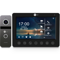 Комплект відеодомофона Neolight NeoKIT HD WF B/Graphite