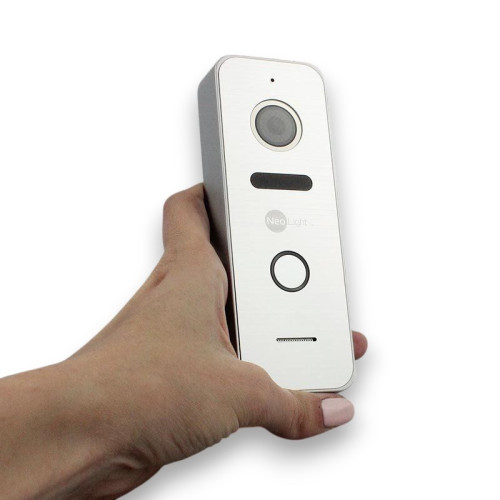 Комплект відеодомофона Neolight NeoKIT HD Pro WF SilverP