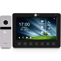 Комплект відеодомофона Neolight NeoKIT HD WF B/Silver