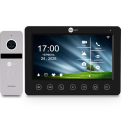 Комплект відеодомофона Neolight NeoKIT HD WF B/Silver
