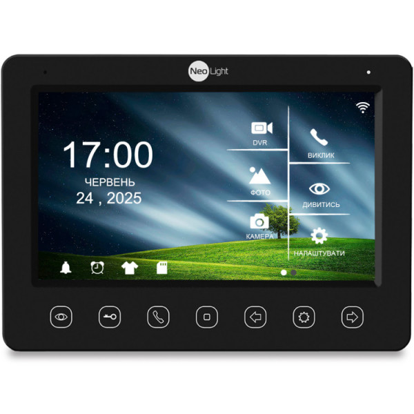 Комплект відеодомофона Neolight NeoKIT HD WF B/Graphite