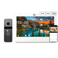 Комплект відеодомофона Neolight MEZZO HD WF/SOLO FHD Graphite