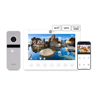 Комплект відеодомофона Neolight MEZZO HD WF/SOLO FHD Silver