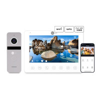 Комплект видеодомофона Neolight MEZZO HD WF/SOLO FHD Silver