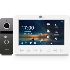 Комплект відеодомофона Neolight NeoKIT HD WF Graphite