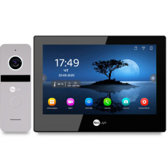 Комплект відеодомофона NeoLight ALPHA Hybrid HD Kit B/Silver