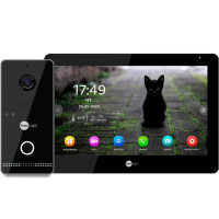 Комплект відеодомофона NeoLight MEZZO Hybrid IPWO KIT B/Black