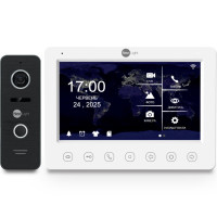 Комплект відеодомофона Neolight NeoKIT HD WF Black
