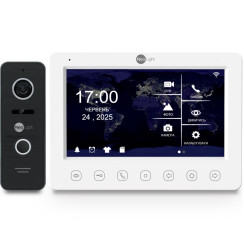 Комплект відеодомофона Neolight NeoKIT HD WF Black