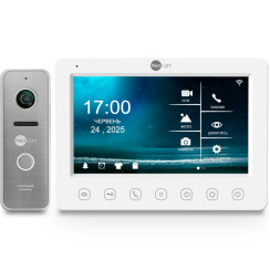 Комплект відеодомофона Neolight NeoKIT HD WF SilverP