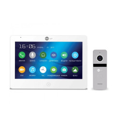 Комплект відеодомофона Neolight MEZZO HD/SOLO FHD Silver