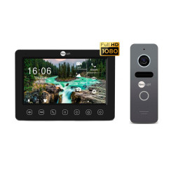 Комплект відеодомофона Neolight NeoKIT HD+ WF B/Graphite