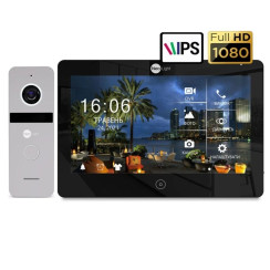 Комплект відеодомофона Neolight MEZZO HD Black/SOLO FHD Silver
