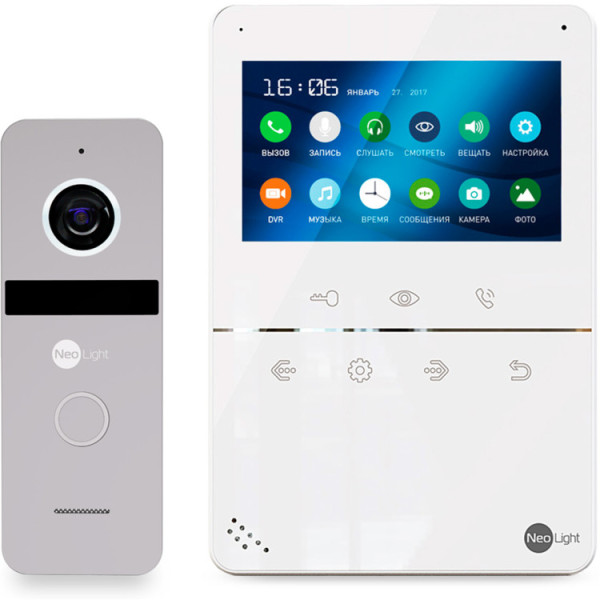 Комплект Neolight відеодомофона TETTA+ KIT Silver