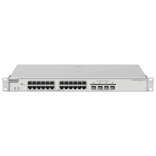 Комутатор 24 порти керований Ruijie Reyee RG-NBS5200-24GT4XS-P-V2 L3 POE