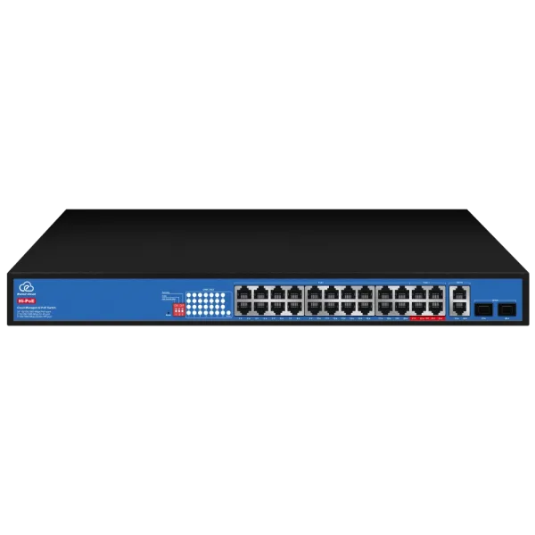 Комутатор 28 портів керований Ewind EW-ES3028CGSH-AP AI PoE