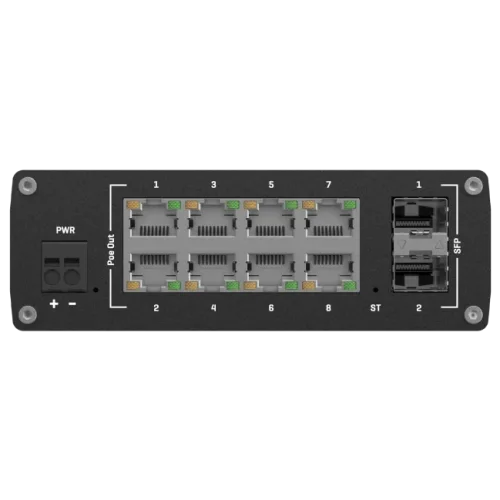 Комутатор 8 портів керований Teltonika TSW202 PoE+