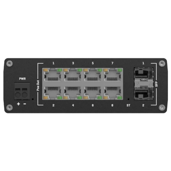Комутатор 8 портів керований Teltonika TSW202 PoE+