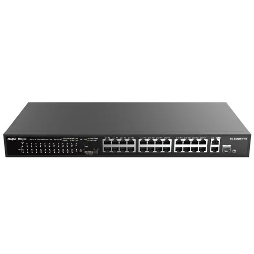 Комутатор 24 порти некерований Ruijie Reyee RG-ES126S-P V2 PoE