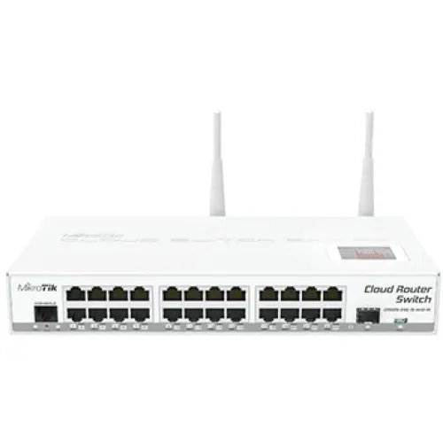 24-портовий керований Cloud комутатор з Wi-Fi MikroTik CRS125-24G-1S-2HnD-IN