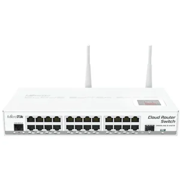 24-портовий керований Cloud комутатор з Wi-Fi MikroTik CRS125-24G-1S-2HnD-IN