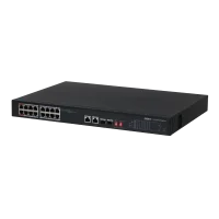 16-портовий некерований PoE DH-PFS3218-16ET-135